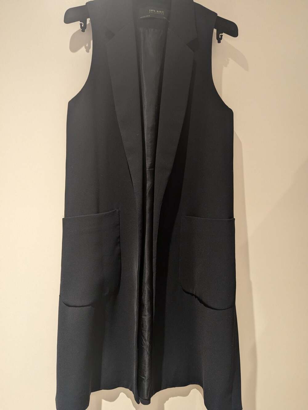 Zara Sleeveless Long Vest